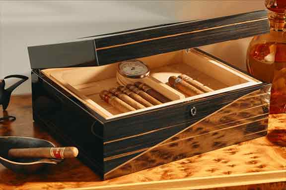 Agresti Havana Wood Humidor